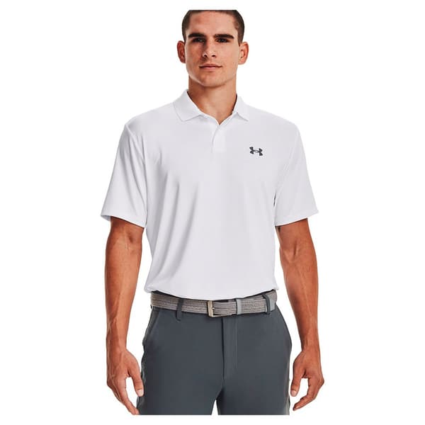 Under Armour Performance 3.0 Kortärmad Polotröja Vit XS / Regular Man