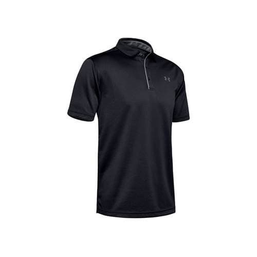 Under Armour Tech Kortærmet Polo Sort S / Regular Mand