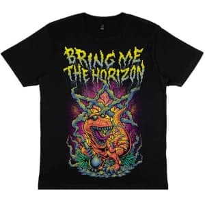 Bring Me The Horizon - Smoking Dinosaur Uni Bl T-Shirt XL