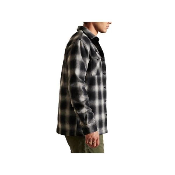 Superdry skjorta M4010457A 5ZB Black Onyx Check XL - Herr - Långa ärmar - Skjortkrage