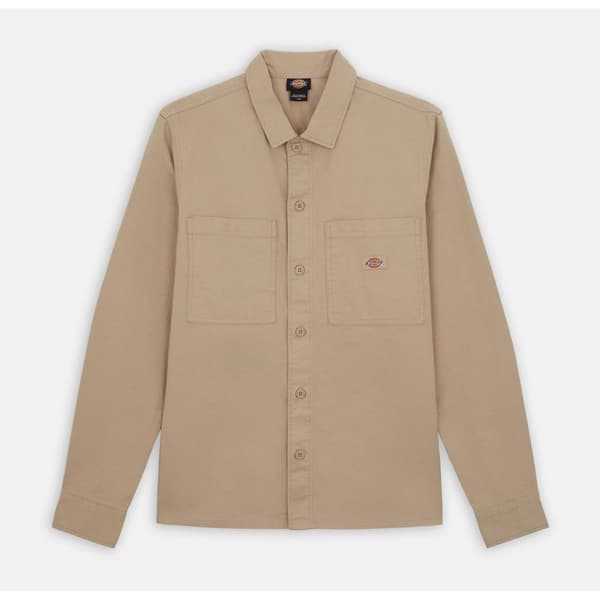 Dickies Florala Skjorte Med Lange ærmer Beige L Mand