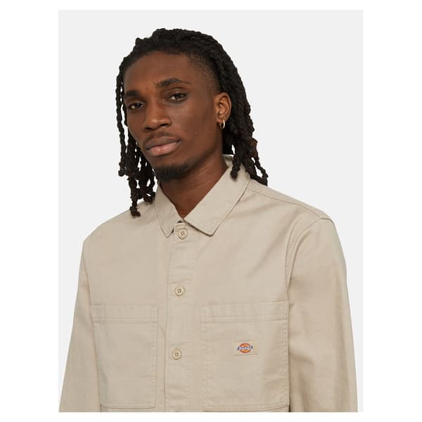 Dickies Florala Skjorte Med Lange ærmer Beige L Mand