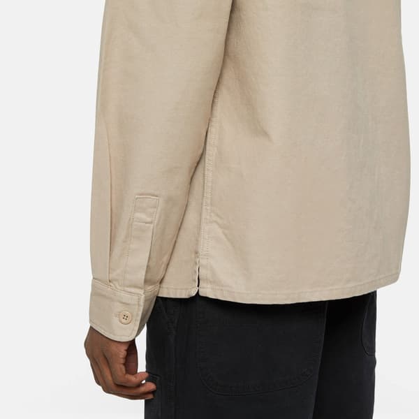 Dickies Florala Skjorte Med Lange ærmer Beige L Mand