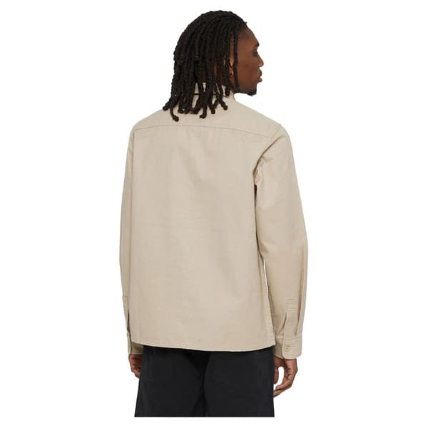 Dickies Florala Skjorte Med Lange ærmer Beige L Mand