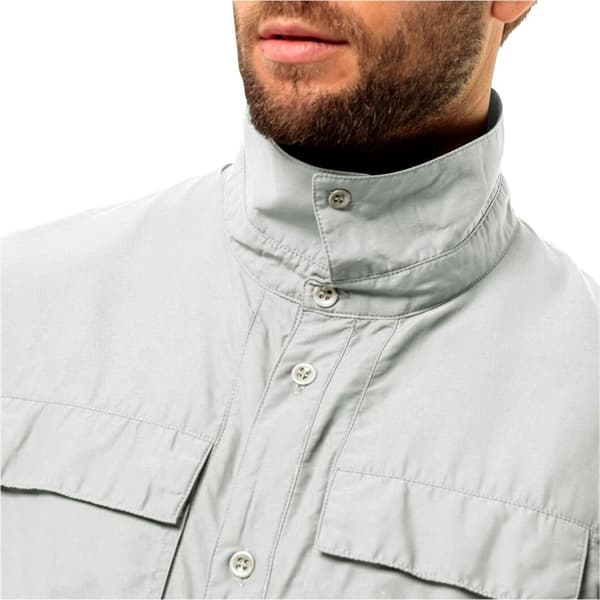 Jack Wolfskin Barrier Skjorta Med Långa ärmar Grå XL Man