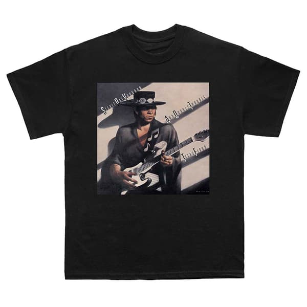 Stevie Ray Vaughan Texas Flood Album Cover T Shirt