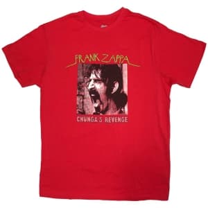 Frank Zappa - Chunga's Revenge Uni Red T-Shirt XL
