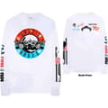 Miniatyrbild 3 av 4: Guns N Roses - Motorcross Logo Uni Wht Longsleeve