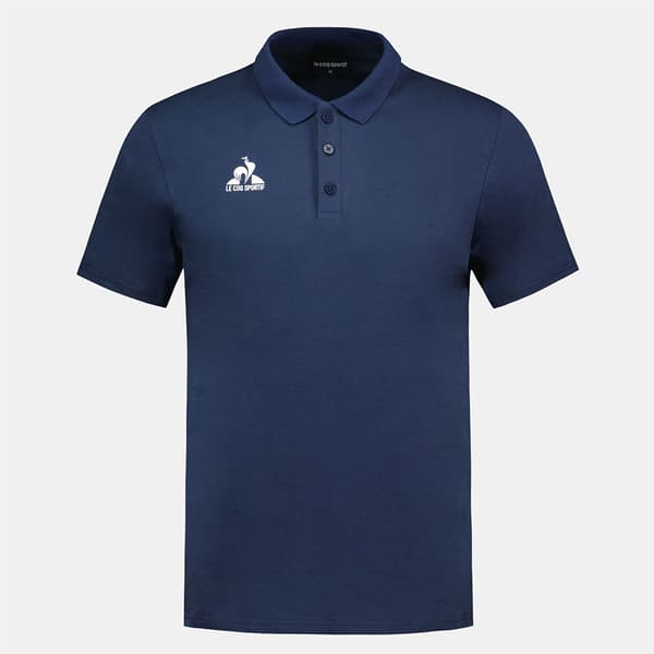 Le Coq Sportif 2421686 Presentation N°1 Kortærmet Polo Blå L Mand