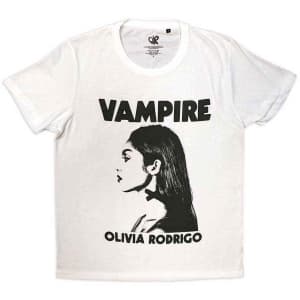 Olivia Rodrigo - Vampire Uni Wht T-Shirt S