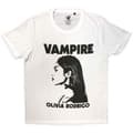 Miniatyrbillede 2 af 4: Olivia Rodrigo - Vampire Uni Wht T-Shirt