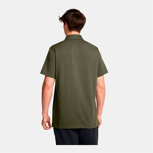 Under Armour Icon Kortærmet Polo Grøn L Mand