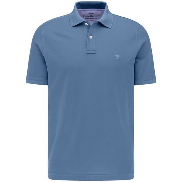 Fynch Hatton 10001700 Kortärmad Polotröja Blå 2XL Man