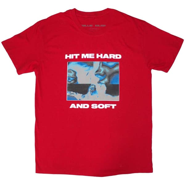 Billie Eilish Unisex T-Shirt: Hit Me Hard And Soft Negative (X-Large)