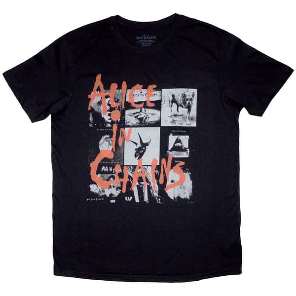 Alice In Chains Unisex T-Shirt: Albums Montage (XX-Large)