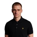 Miniatyrbild 4 av 5: Lyle & Scott Plain Kortärmad Polotröja Svart M Man