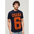 Miniatyrbild 1 av 6: Superdry Osaka Graphic T-shirt Med Korta ärmar Blå M Man