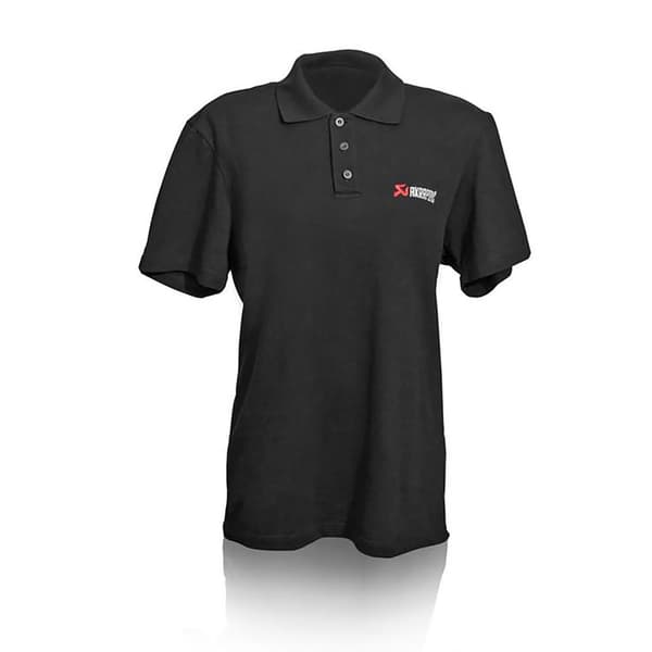 Akrapovic Kortærmet Polo Sort 3XL Mand