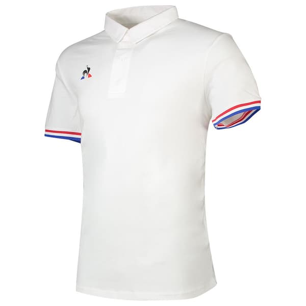 Le Coq Sportif Presentation Tri Nº1 Kortærmet Polo Hvid 2XL Mand