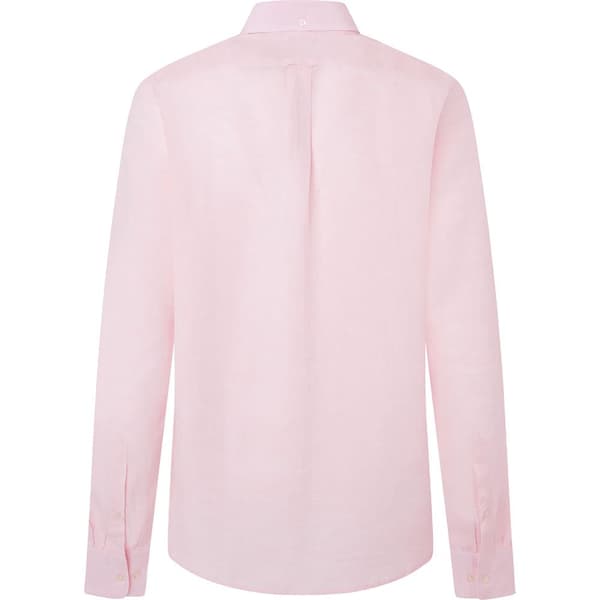 FaÇonnable Plain Skjorta Med Långa ärmar Rosa XL Man