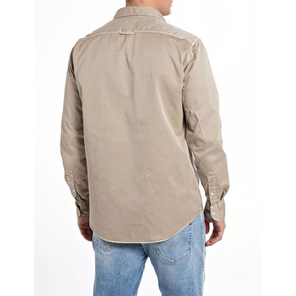Replay M4106a.000.84762g Skjorte Med Lange ærmer Beige L Mand