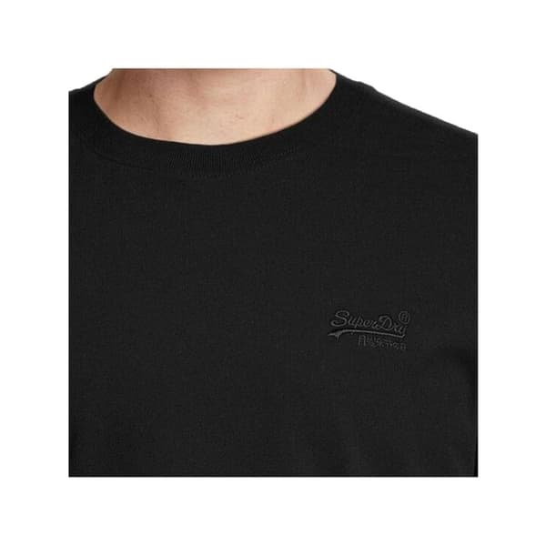 T-shirt Superdry Herr Essential Svart Bomull