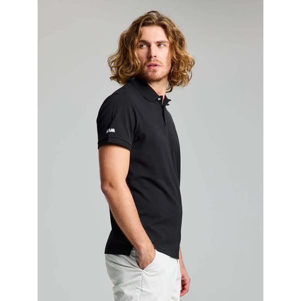 Slam Deck Kortärmad Polotröja Svart XS Man