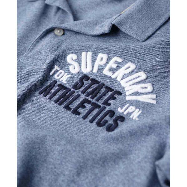 Superdry Vintage Superstate Lyhythihainen Pikeepaita Sininen S Mies