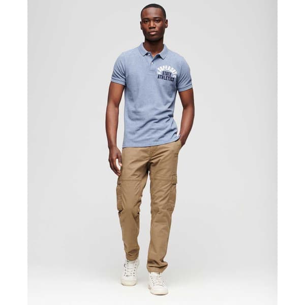 Superdry Vintage Superstate Lyhythihainen Pikeepaita Sininen S Mies