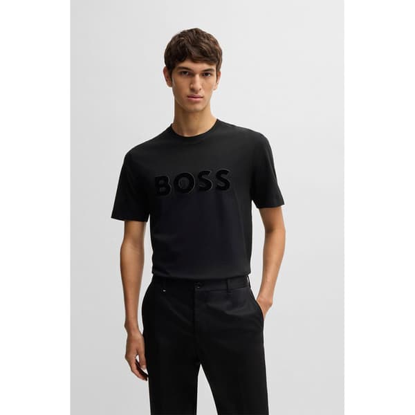 Boss C-thompson 60 10236129 T-shirt Med Korta ärmar Svart L Man