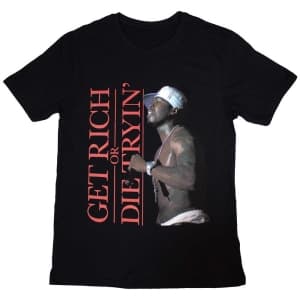 50 Cent - Get Rich Uni Bl T-Shirt