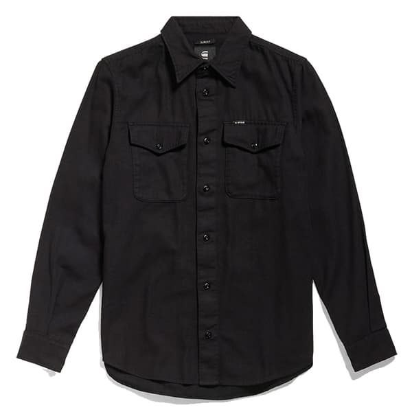 G-star Marine Skjorte Med Lange ærmer Sort XL Mand