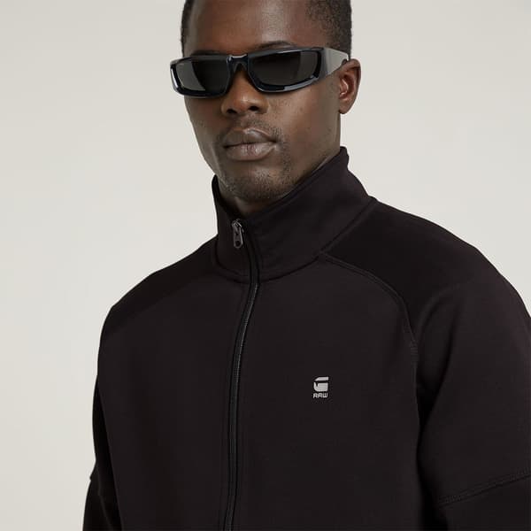 G-star Sporty Through Tweeter T-shirt Med Lange ærmer Sort M Mand