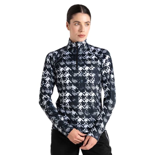 Dare2b Divulge Core Stretch T-shirt Med Lange ærmer Sort 36 Kvinde