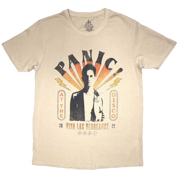 Panic At The Disco Viva T Shirt Sand XL
