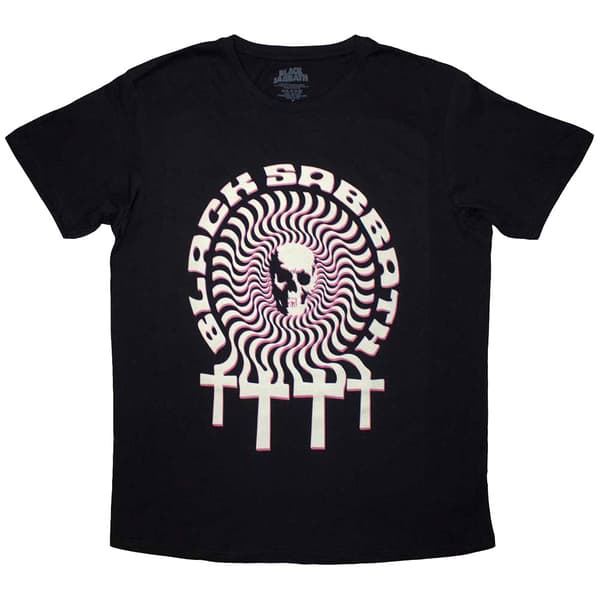 Black Sabbath Hypnotic Skull T Shirt