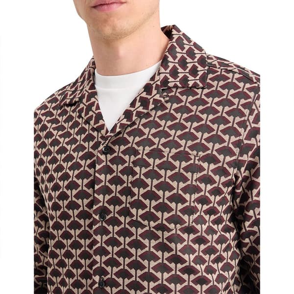 Scotch & Soda 178711 Pitkähihainen Kauluspaita Ruskea L Mies