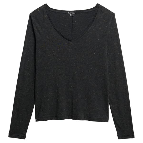 Superdry W6012097a T-shirt Med Lång ärm Svart M Kvinna