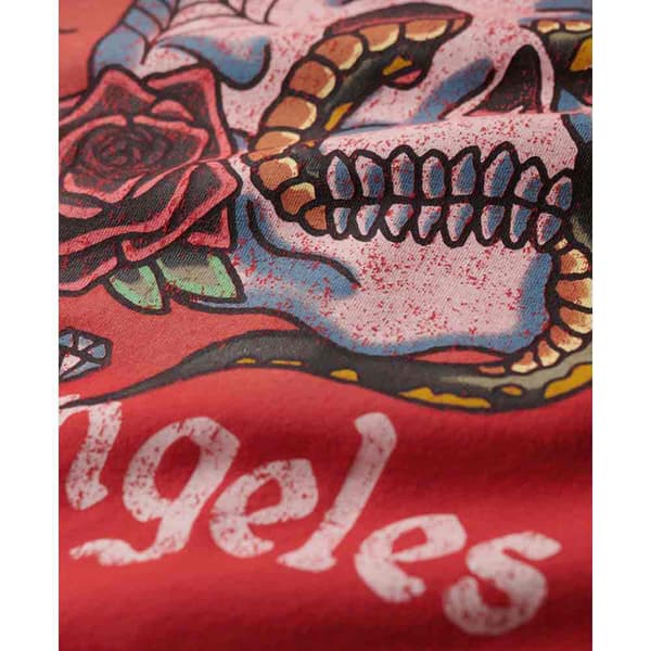 Superdry Tattoo Graphic Loose T-shirt Med Korta ärmar Röd M Man