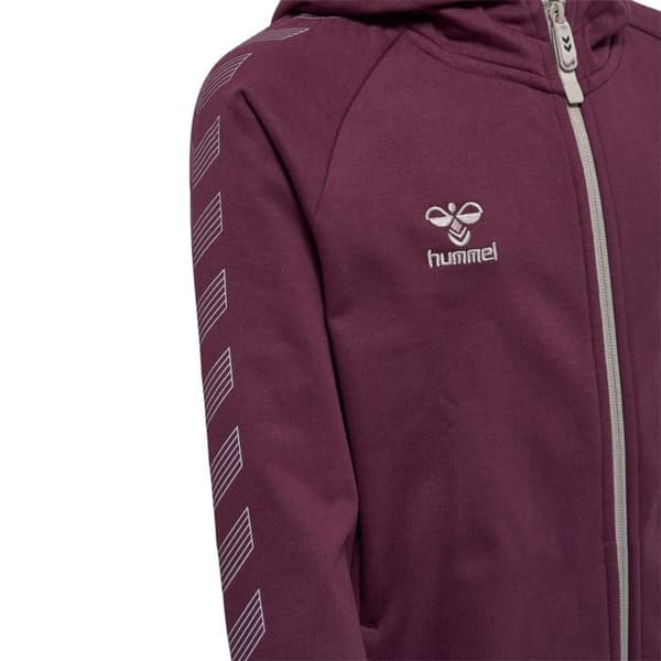 Hummel Move Grid hoodie i bomull för barn