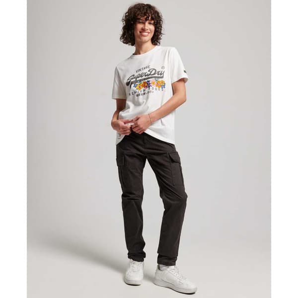 Superdry Vintage Vl Prem G Floral T-paita Beige S Nainen