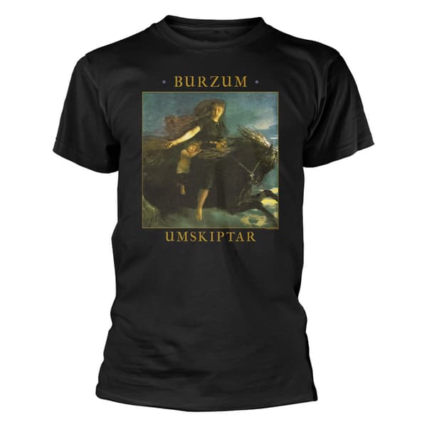 Burzum Umskiptar Band Logo T Shirt Black M