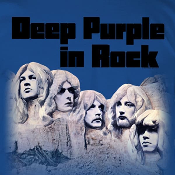 Deep Purple In Rock Band Logo T Shirt