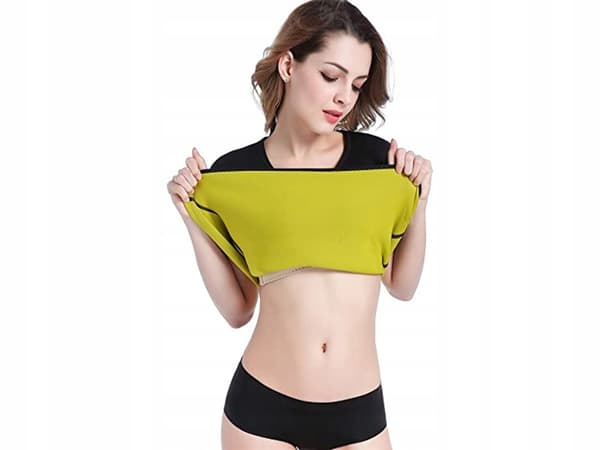 Kortärmad Kompressionströja / Fitnesströja Neopren – T-shirt Dam