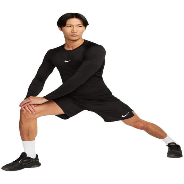 Nike Pro Dri-fit T-shirt Med Lange ærmer Sort L Mand