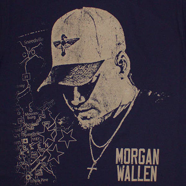 Morgan Wallen Cap Logo T Shirt