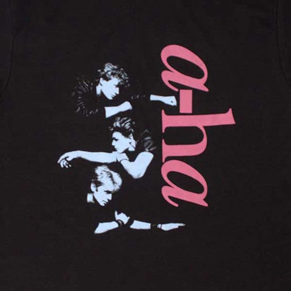 A-ha Vertical Logo T Shirt