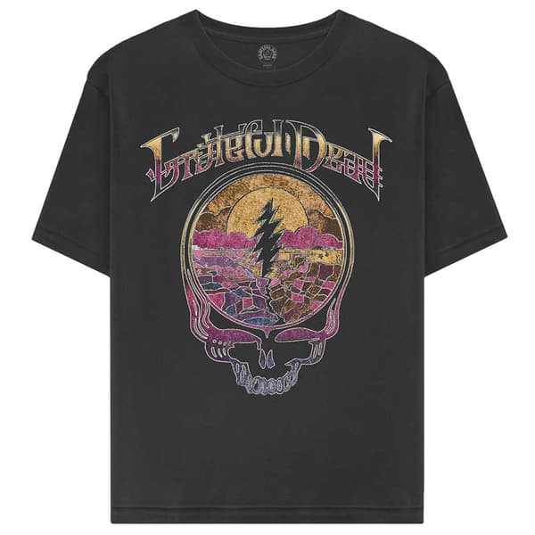 Grateful Dead Mosaic Band Logo T Shirt Black XXL