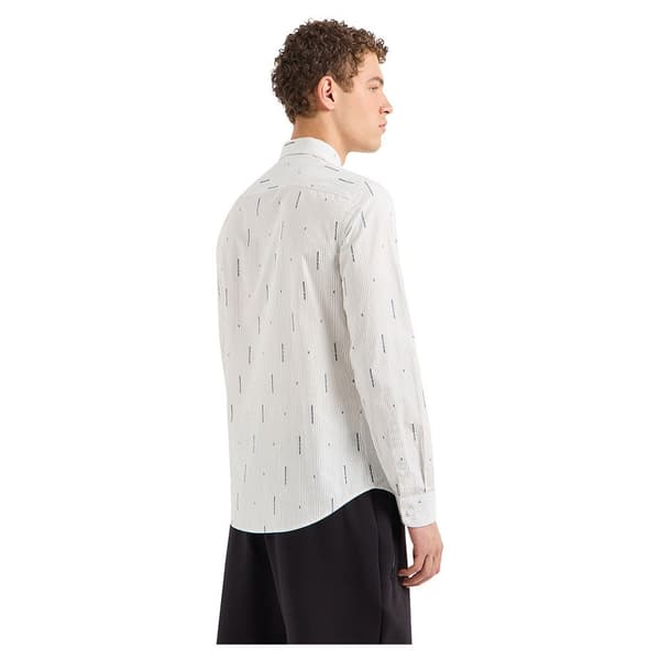 Armani Exchange 6dzc06-zn5dz Skjorte Med Lange ærmer Hvid M Mand
