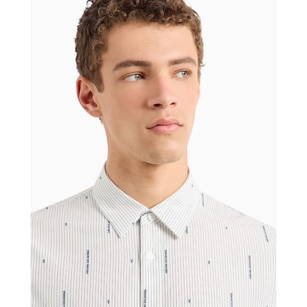Armani Exchange 6dzc06-zn5dz Skjorte Med Lange ærmer Hvid M Mand